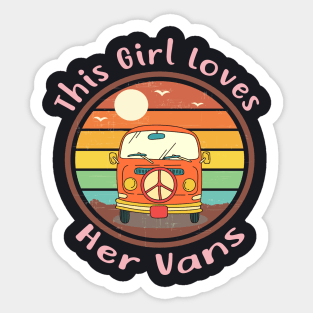 Girls Love Vans 1 Sticker